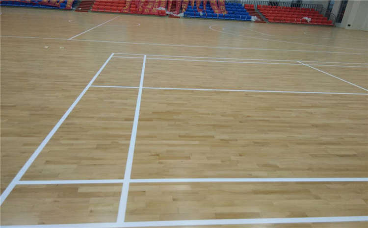 歐氏楓樺木乒乓球館木地板雙層龍骨結構