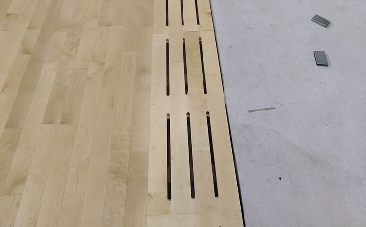 籃球場運動木地板安裝條件和細