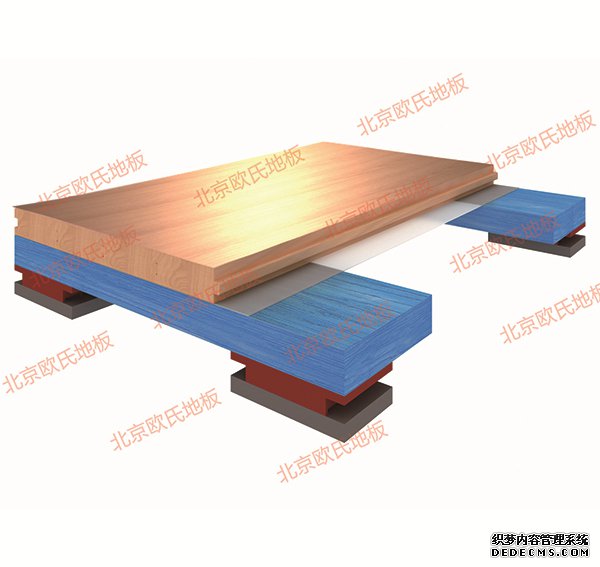 板式龍骨結構運動木地板