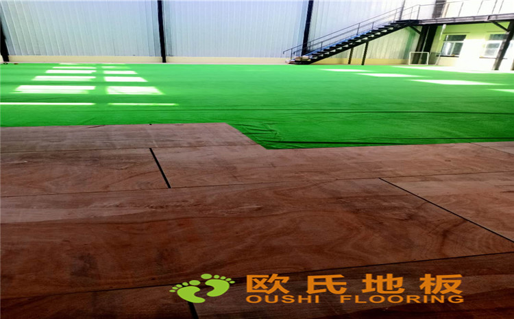 山西太原市小店區寇莊北街5-1號籃球館木地板案例—歐氏運動木地板廠家