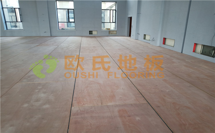 新疆沙雅縣順北油田籃球館木地板案例—?dú)W氏運(yùn)動(dòng)木地板廠家