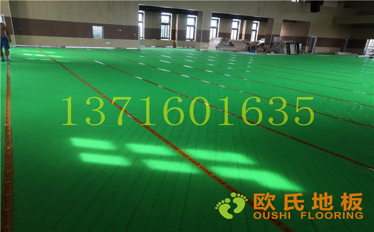 南京市埔口區(qū)實驗小學體育館木地板案例-歐氏運動木地板廠家
