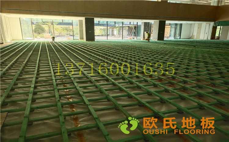 杭州26號(hào)地塊商務(wù)金融籃球場(chǎng)木地板案例-歐氏運(yùn)動(dòng)木地板廠家