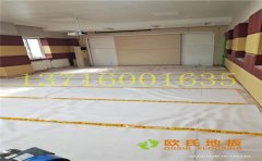 中國礦業大學附屬中學舞蹈室木地板案例